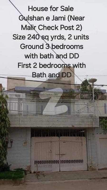 Old house near Malir Cantt Check Post 2 Gulshan e jami
