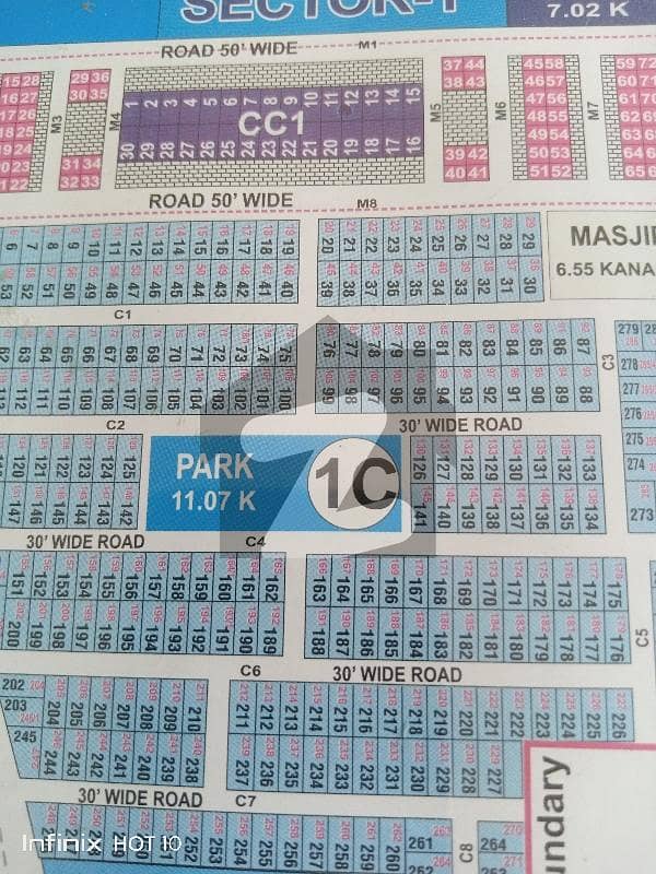 DHA Rahbar Sector-1 Block C Plot Available In Reasonable Price Lowest Price As Per Market Best Option In Under Ground Wiring Area With All Dues Clear And Possession Area