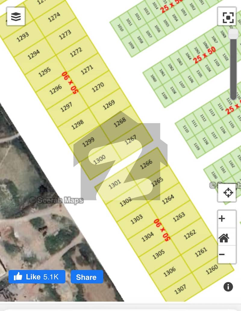D-12/1 main double road plot for urgent sale