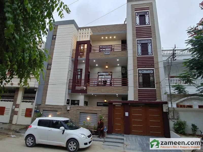 240 Sq Yard Brand New Bungalow Ground  2 Floors For Sale