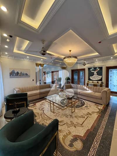 1 Kanal Fully Furnished Stylish Design House For Rent in DHA Phase 8 with Swimming Pool