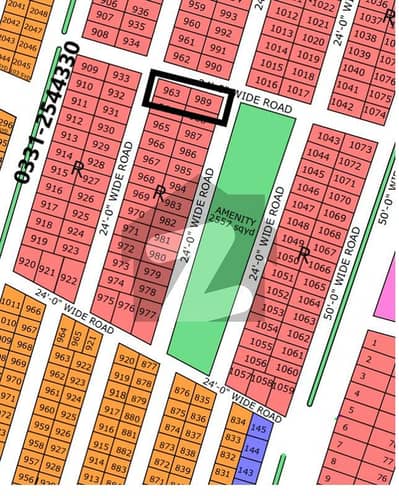 BIG CORNER PLOT SALE IN NORTH TOWN RESIDENCY GOLD BLOCK