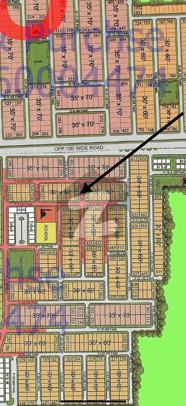 7 Marla Top Location Corner Plot For Sale In Gulberg Residencia Block P