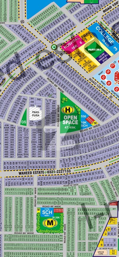 1 Kanal Semi-Commercial Corner Plot Block H, LDA Avenue Direct Approach (150 Ft Road)