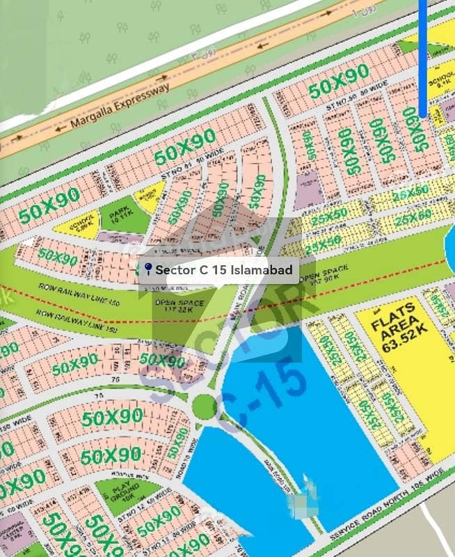 1 Kanal Plot in C15 CDA Islamabad 1 Kanal Plot in C15 CDA Islamabad