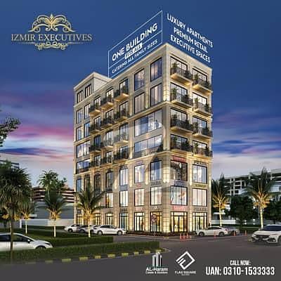 ازمیر ٹاؤن لاہور میں 1 کمرے کا 2 مرلہ فلیٹ 68.0 لاکھ میں برائے فروخت۔