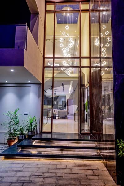 500 Yards Designer Brand New Semi Furnished With Pool Basement Available For Tasteful Buyers