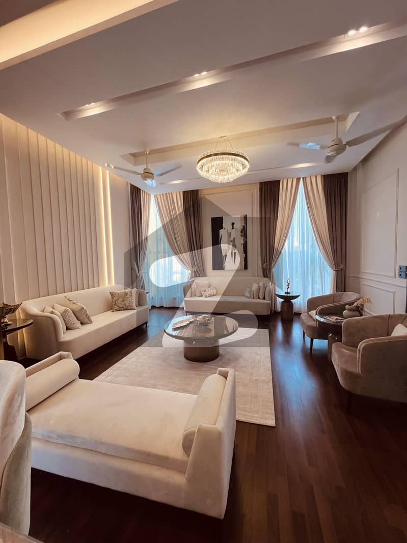 500 Yards Furnished Designer Bungalow With Pool Basement Available For Sale