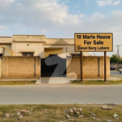 10 Marla Single Storey House For Sale in Canal Burg Lahore 10 Marla Single Storey House For Sale in Canal Burg Lahore