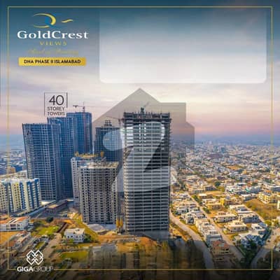 Two Bedroom Flat For Sale In Goldcrest Views 1 Tower D Near Giga Mall, World Trade Center DHA-2 Islamabad