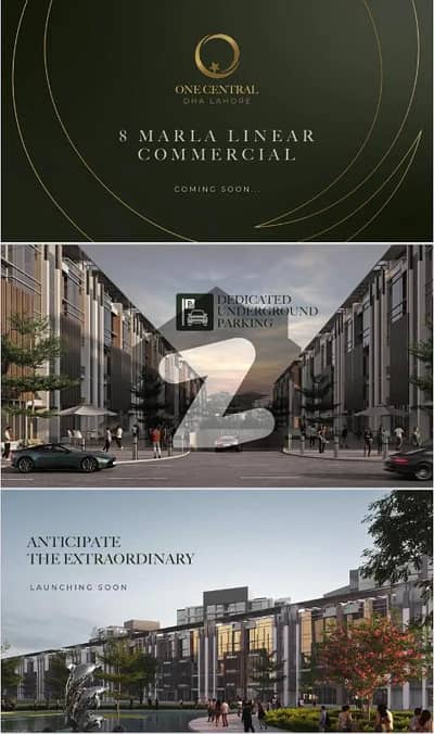 FACING PARK 2 Kanal Residential Plot For Sale In One Central DHA Lahore.