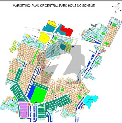 Kanal Plot For Sale In Central Park Lahore
