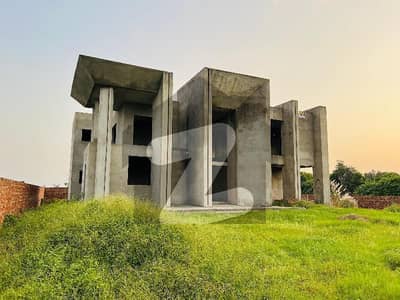 4 Kanal GRAY STRUCTURE Luxury Spanish Farm House With Swimming Pool MOZA THEATER