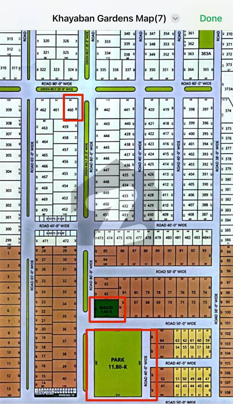 خیابانِ گارڈنز فیصل آباد میں 7 مرلہ رہائشی پلاٹ 1.61 کروڑ میں برائے فروخت۔ خیابانِ گارڈنز فیصل آباد میں 7 مرلہ رہائشی پلاٹ 1.61 کروڑ میں برائے فروخت۔