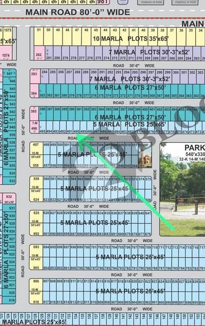 Beautiful 5 Marla Plot Available