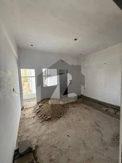 Brand new 3 bed dd (5 rooms) apartment on 1400 sq fts on 1st floor & 3rd floor in works society block 4 Gulistan e Jauhar near main university road