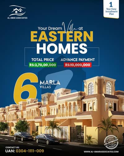 6 Marla Brand New Luxury Villa In Eastern Homes