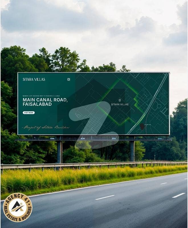 ستارہ ولاز فیصل آباد میں 2 کنال رہائشی پلاٹ 10.0 کروڑ میں برائے فروخت۔