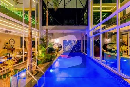 1 Kanal Ultra Luxury Bungalow With Private Swimming Pool, Basement & 15 KV Solar DHA Phase 6 (Prime Location)