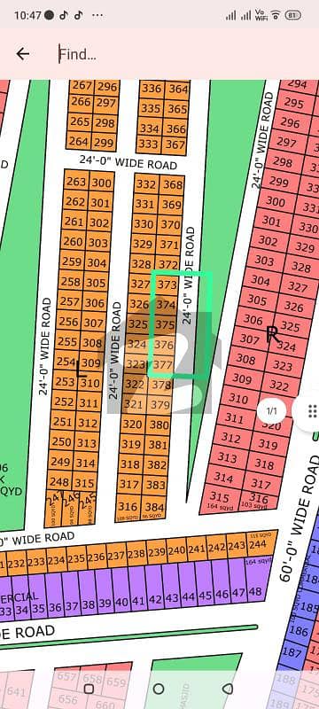 PARK FACING 80 SQ YARDS PLOT FOR SALE AT OLD BLOCK