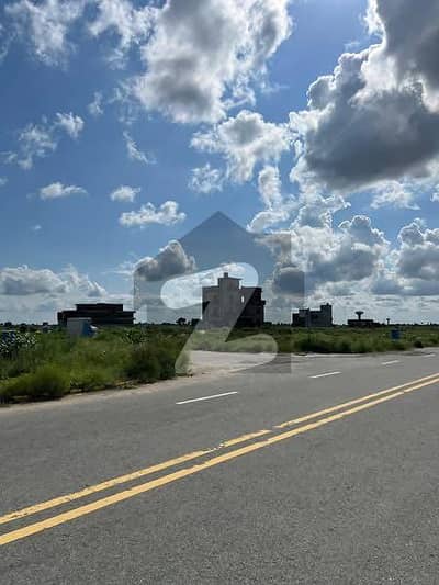 Corner 10 Marla Plot For Sale Back Of 300 Feet Road