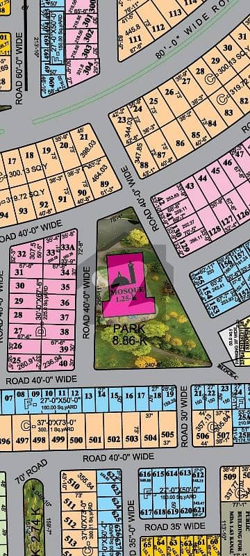7.5 Marla Facing Park And Facing Mosque Plot 7.5 Marla Facing Park And Facing Mosque Plot