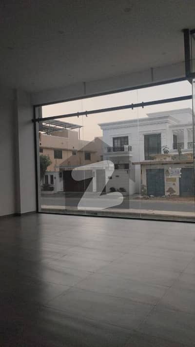 Brand New Ground + Basement Shop For Rent Khayaban-E-Roomi DHA Phase 8 Karachi