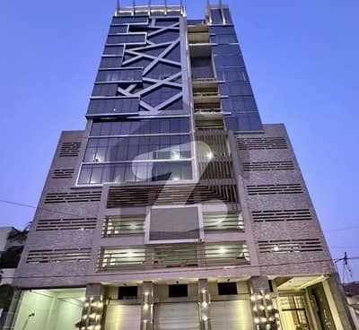 640 Sq. Ft. Road Facing Office for Rent Bahadurabad