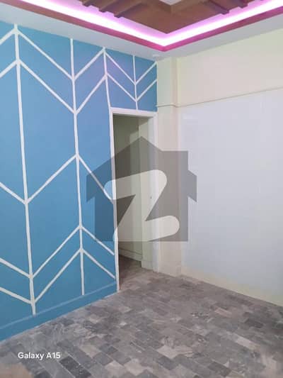 Sale Flat. 2 bed lounge Road Facing. Near Johar-Mor KHI