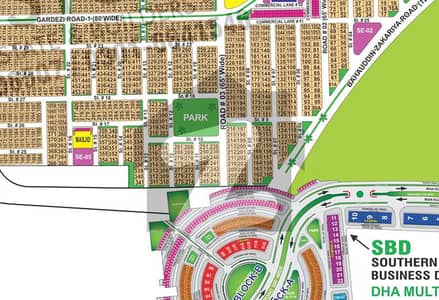 1 Kanal Premium Plot A Perfect Blend of Space & Elegance in Sector E DHA MULTAN PHASE -1