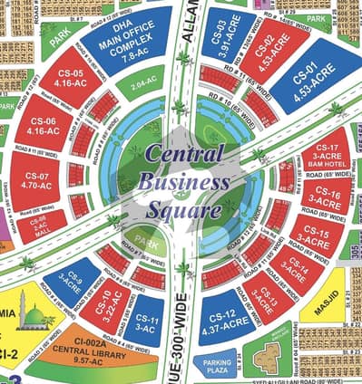 8 Marla Central Square Commercial Plot In Sector M Prime Location
