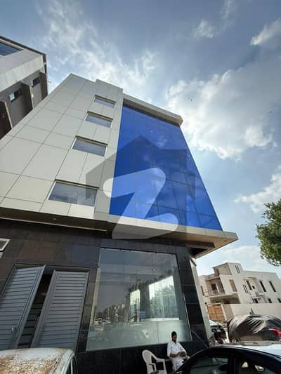 Brand New 200 Yard Corner Building for Rent DHA Phase 6 Muslim Commercial (Sea View)