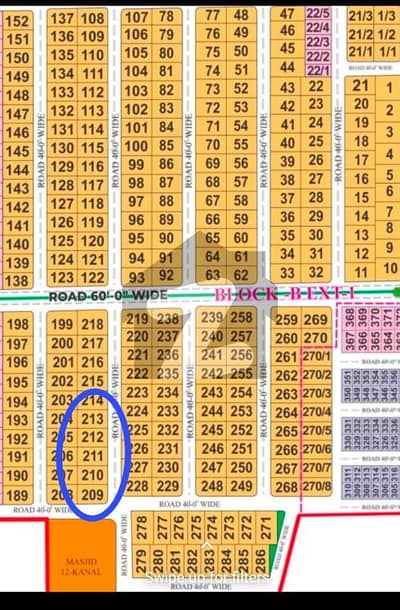 1 KANAL PLOT AVAILABLE FOR SALE IN CITY HOUSING SOCIETY.