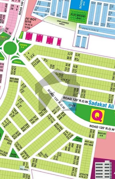 DHA 9 Prism Q Block Possession Plot
