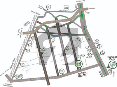 Prime Location Safari Garden Housing Scheme 3 Marla Residential Plot Up For Sale