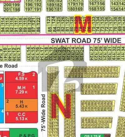 Main 75-ft road On Ground Block-M 10-M Plot Available For Sale