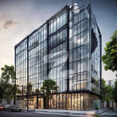 1 KANAL BRAND NEW SEVEN STOREY BUILDING ON MAIN ROAD FOR RENT