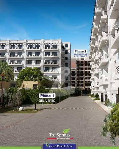 دی سپرنگ آپارٹمنٹس ہومز مین کینال بینک روڈ,لاہور میں 3 مرلہ Studio فلیٹ 85.0 لاکھ میں برائے فروخت۔