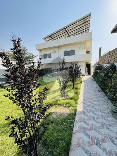 14 Marla Ground+Basement with Extra Lend And 10 KV Solar System On Main Double Roud