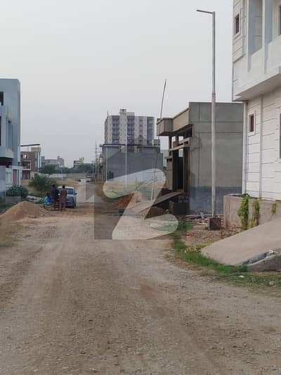 Plot Available For Sale East Open Karachi Bar Sectar 25a  East Open 40 Feet Road