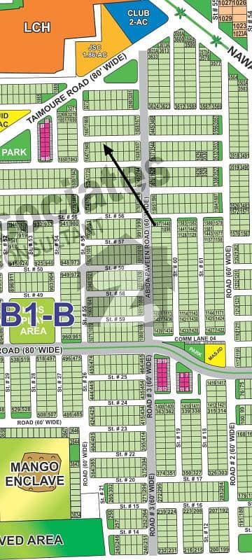 10 Marla Plot Sector: B1 DHA Multan