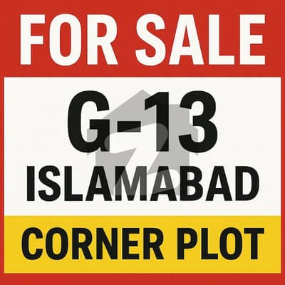 G-13/1 30x70 Corner Plot For Sale Prime Location