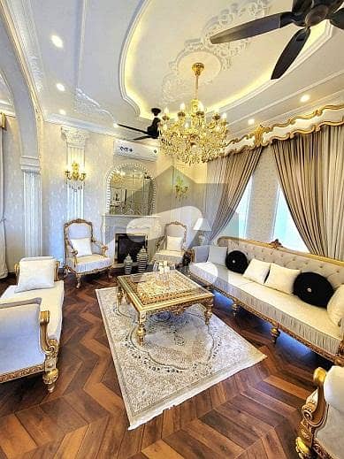 40 MARLA BRAND NEW LUXURY FULLY FURNISHED MODERN HOUSE AVAILABLE FOR RENT WITH BASEMENT 20 KV SOLAR INSTALLED MEADOWS VILLAS BAHRIA TOWN LAHORE