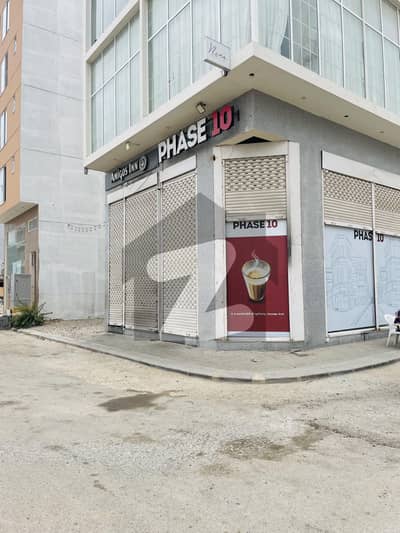 Prime Shop Available for Rent   Creek Walk Food Street DHA Phase 8  Corner Shop with 350 sq. ft. + Basement + Loft