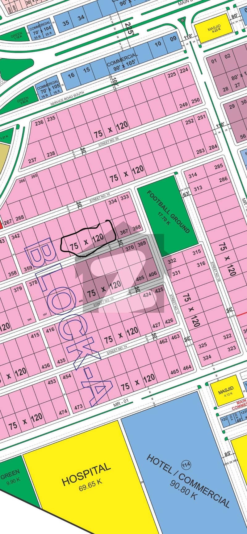 فیصل ہلز اسلام آباد میں 2 کنال رہائشی پلاٹ 2.8 کروڑ میں برائے فروخت۔