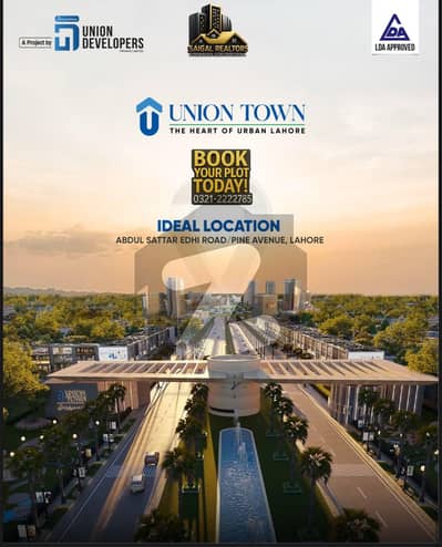 5 Marla Residential Plot l Easy Installments | Union Town, Abdul Sattar Edhi Road