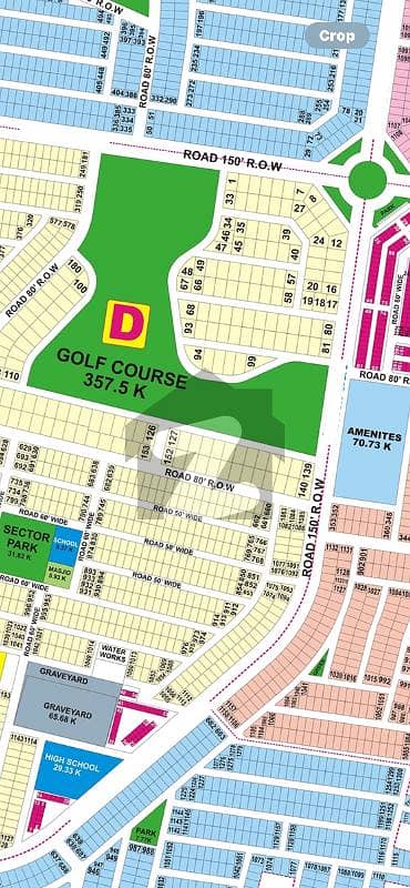 1 Kanal Pair Plots For Sale Prime Location In D Block, DHA Phase 9 Prism