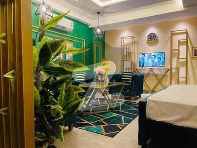 Fully Furnished Studio Apartment Available For Rent In Sector C Bahria Town Lahore
