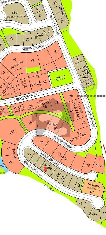 Front Back Open Road Solid Land Plot
