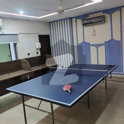 Full Furnished Building For Software House And It Department ETC 3 Floor Full Furnished 15 Cars Parking 50 Bikes Gym And Table Tennis Proper Commercial Building